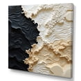 thumbnail image 2 of Designart "Abstract Ivory And Ebony Fluid Art" Coastal Wall Decor, 2 of 7