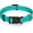 Teal, variant on Minzimin Reflective Dog Collar for Medium Large Small XS XL Extra Small Dogs, Nylon Adjustable Puppy Collar
