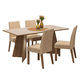 thumbnail image 2 of Juego de Comedor con Mesa y 4 Sillas April Madesa Marrón/Crema, 2 of 11