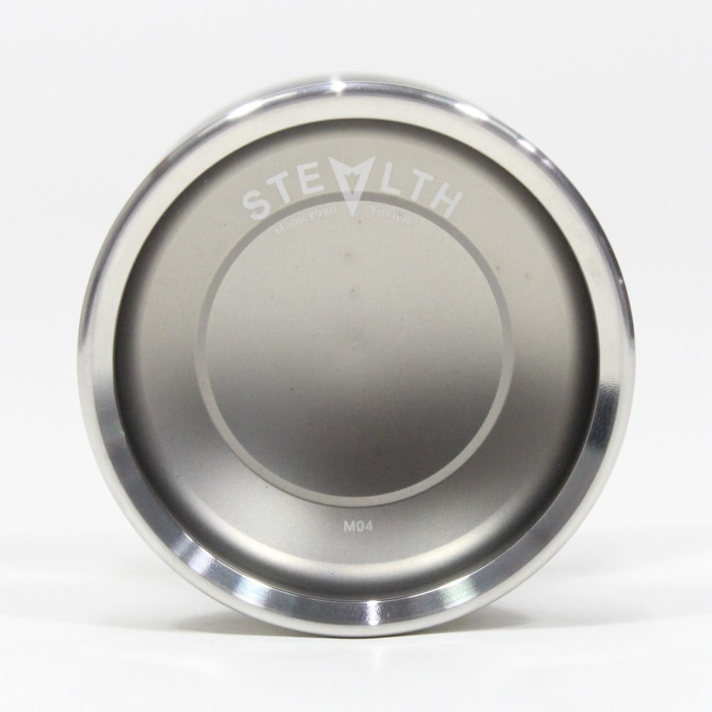 MAGICYOYO M04 Stealth Yo-Yo - Bi-Metal - 7075 Aluminum with Stainless Steel Rims (Titanium Color w/Raw Rims)