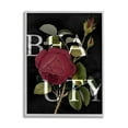 thumbnail image 4 of Stupell Industries Beauty Text over Vintage Red Thorned Rose Grey Framed, 11 x 14, Design by Daphne Polselli, 4 of 5