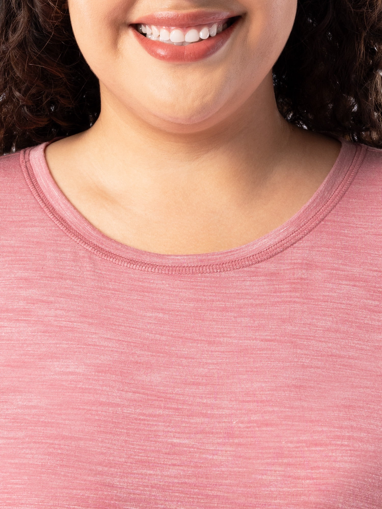 Fruit of the Loom Women's Soft and Breathable Short Sleeve Crew Top & Pajama Short Set, Sizes S-4X
