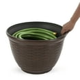 thumbnail image 5 of Liberty Garden 100 Foot Wicker High Density Water Hose Storage Pot, Bronze, 5 of 13