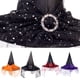 thumbnail image 4 of Sombreros de brujas Advancent para adultos accesorios de fiesta Halloween negro, 4 of 6