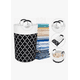 thumbnail image 1 of Cesto De Ropa Sucia Canasta Plegable color negro y blanco, 1 of 4