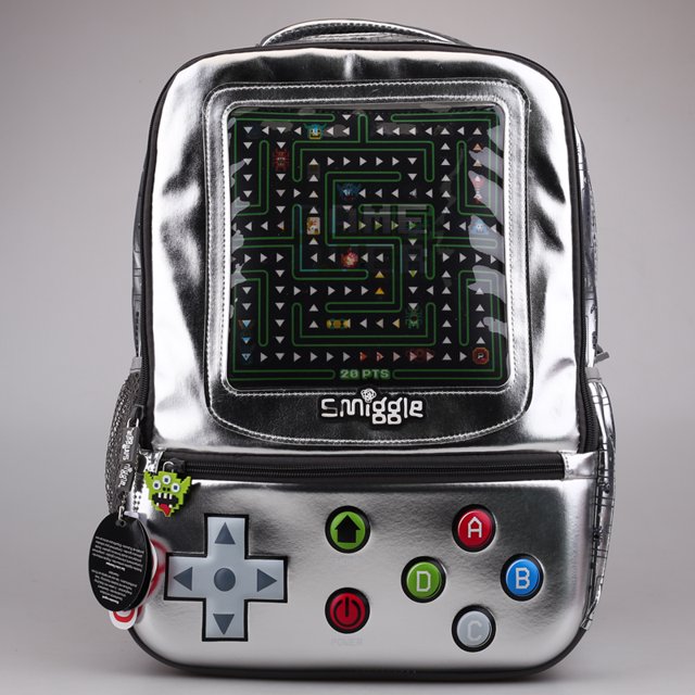 Teenager Backpack Primary School Student Backpack Large Capacity Cartoon Shape Bag With Glitter Pen-SinKeeU