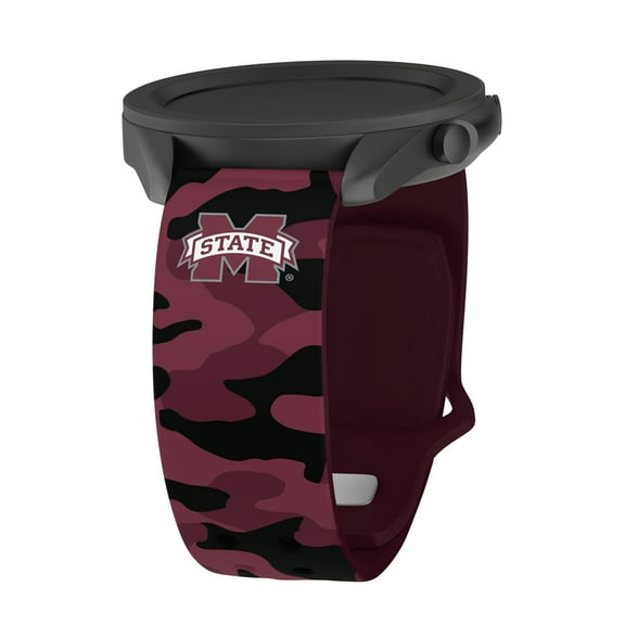 Mississippi State HD Camo Unisex Watch Band for Samsung Galaxy Watch 4 - 7 and More, 22mm Long by Affinity Bands