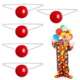 thumbnail image 1 of 5 narices de payaso rojas brillantes para disfraces, accesorios de escenario para fiestas de Navidad y Halloween., 1 of 7