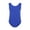 Blue, variant on Coerni Girls Swimsuit One Piece Solid Color Ruched Bathing Suit Teen Girls' Padded Swimwear Toddler Full Coverage Swimming Suits