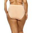 thumbnail image 3 of Paramour by Felina | Body Smooth Hi Cut Seamless Brief (Cameo Rose, X-Large), 3 of 3