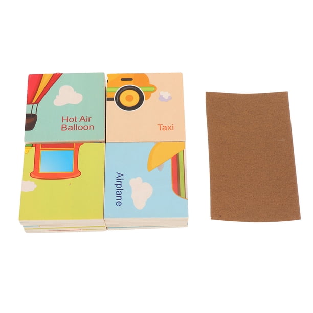 Rompecabezas De Dibujos Animados Para Niños Pequeños, Rompecabezas De Madera Para Bebés, Divertido, Lindo, Suave, Seguro, Portátil, Sin Rebabas Para Niños Para Fiestas ANGGREK Descripción de la referencia
