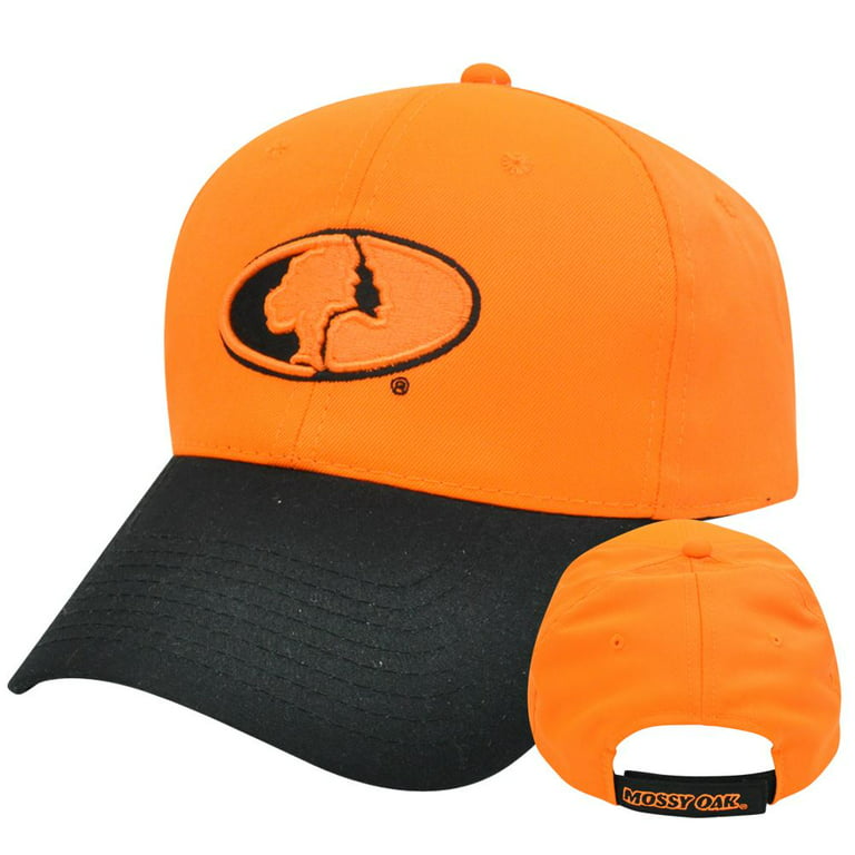Mossy Oak Neon Orange Adjustable Hunting Outdoors Fishing Brand Hat Cap