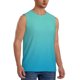 thumbnail image 2 of Balery Teal Turquoise Camisetas sin mangas para hombre, absorbe la humedad y protege contra el mal olor.-Medium, 2 of 7