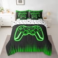 thumbnail image 2 of Castle Fairy Teens Green Gamepads Bedding Comforter Set,Video Game King Bedding Sets, 2 of 8