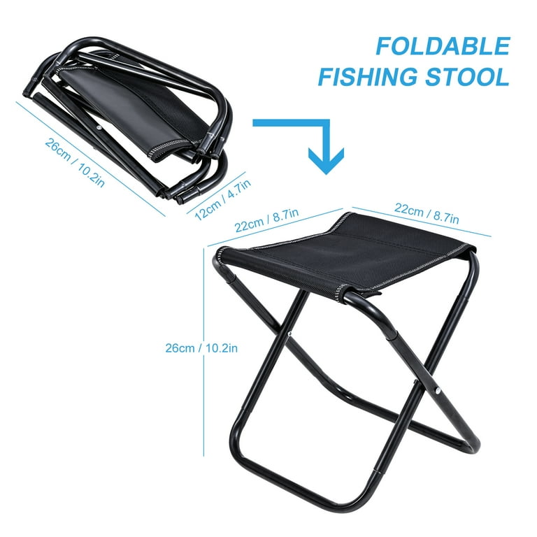 Doorslay Kids Fishing Rod and Reel Combo with Collapsible Stool