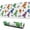 White Dinosaurs Trees, variant on Long Mouse Pads for Desk,White Dinosaurs Volcanoes Cacti Pattern Desk Mats on Top Of Desks, Desk Mouse Pad Extra Large with 3mm Non-Slip Base and Stitched Edge for Gaming,Office,Work,Home 31.5"x11.8"