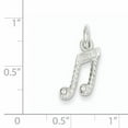 thumbnail image 2 of Sterling Silver Music Notes Charm (17 X 8.5) Made In United States qc776, 2 of 2
