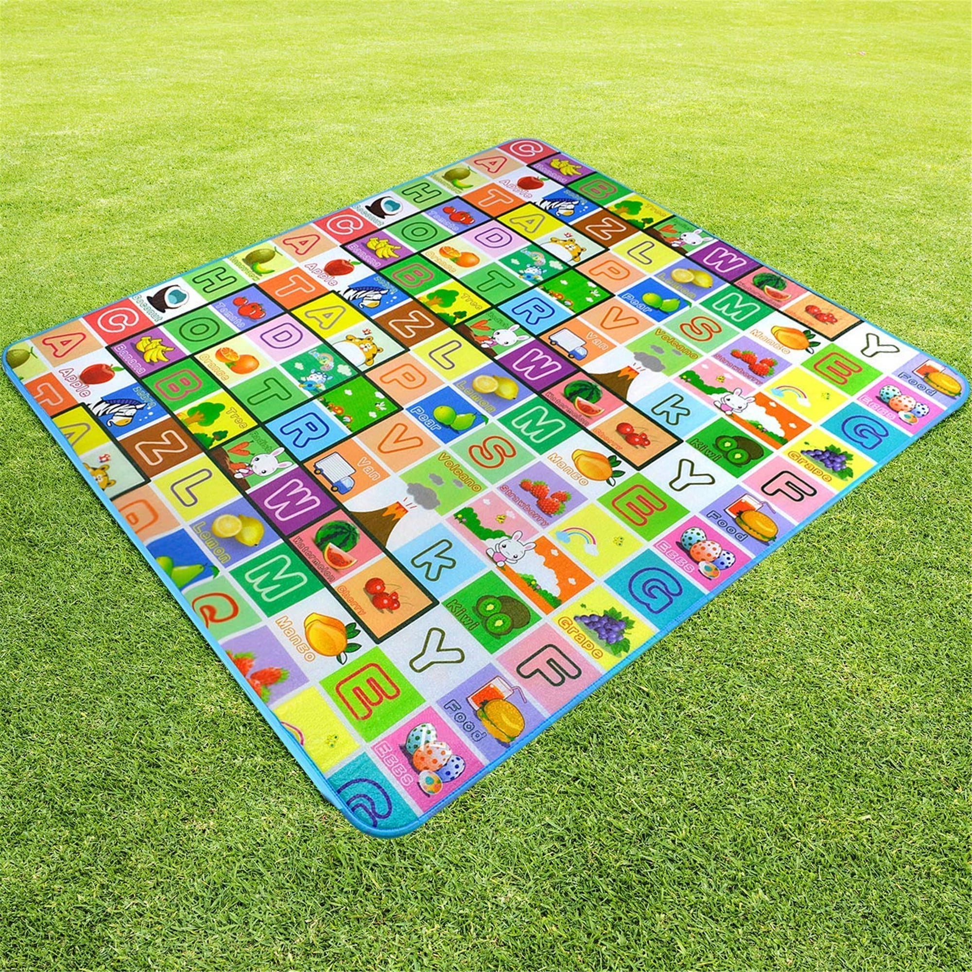 Aunavey Baby Play Mat 71 x 47 inches Extra Large Baby Crawling Play Mat Floor Play Mat Game Mat 0.2-Inch Thick