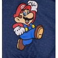 thumbnail image 4 of Nintendo Super Mario Boys Zip Up Varsity Hoodie, Kids Varsity Hoodie Jacket (Size 4-16), 4 of 5