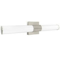 Luxrite LED Bathroom Vanity Light Fixtures 24 Inch Brushed Nickel 5 CCT 2700K-5000K 24W 1700 Lumens CRI 90 Dimmable