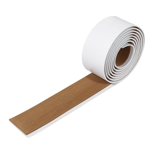 95"x2" EVA Cubierta Hoja Estera para Bote Plataforma Almohadilla RV Alfombra Blanco Marrón