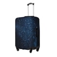 thumbnail image 2 of Uemuo Blue Glitter Retro Printed Washable Luggage Cover - Fashion Suitcase Protector Fits 18-32 Inch Luggage -, 2 of 9