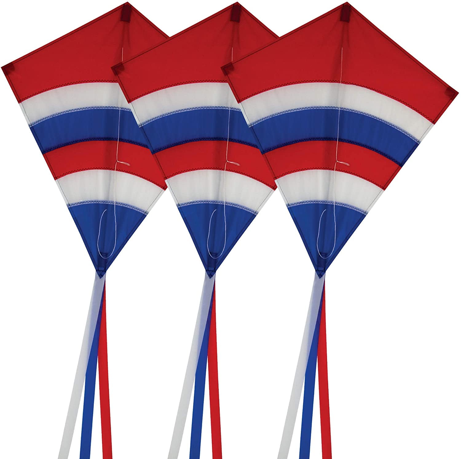 In the Breeze 33033 — Patriotic Arch 27 Inch Diamond Kite (3Pack