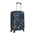 thumbnail image 3 of Disketp Colorful Flowers Elastic Travel Luggage Cover Travel Suitcase Protective Cover For Trunk Case Apply To 18''-32'' Suitcase Cover-Medium, 3 of 9