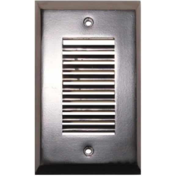 Diodesy- SL/VLV/ORB Step Cover Louvered Oil Rubbed Plate, LED Step Light, Bronze Finish, Vertical Mounting, for Indoor Or Outdoor Use for Stairs, Walkways and Balcony Areas, Cover Plate Only