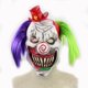 thumbnail image 1 of Máscara facial de látex de doble color con forma de payaso para Halloween, 1 of 1