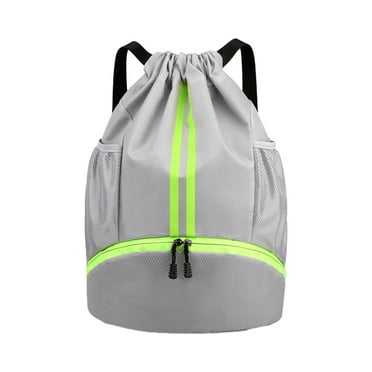 SHENGXINY Sport Drawstring Backpack Clearance Drawstring Backpack Unisex 2024 Large Capacity Oxford Cloth Fitness Yoga Sports Backpack Suitable For Sports And Fitness Travel Gray