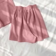 thumbnail image 7 of WRKEKC Pajamas for Women Set Seamless Ribbed Tank and Soft Jersey Shorts Pajamas Loungewear Sleep Set Home Wear, 7 of 7