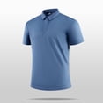 thumbnail image 5 of Yaoyar Mens Ultra Soft Bamboo Viscose Polo Lightweight Cooling Short Sleeve Casual Collared Golf Shirt, 5 of 5