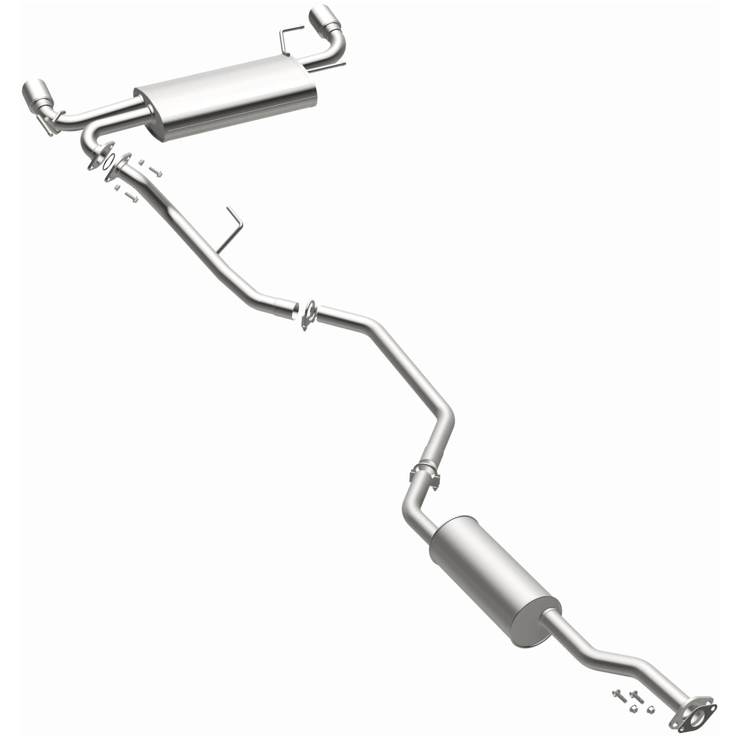 BRExhaust OE Replacement Exhaust System Kit 106-0098: Compatible with 2003-2007 Nissan Murano 3.5L