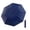 Navy, variant on CircuitCraze Manual Folding Umbrella, Wind-Resistant Rain and Sun Shade with Steel Ribs, Portable Outdoor Travel Umbrella, Blue