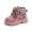 Pink, variant on Girls Boots,Short Boots for Fall Winter Soft Sole Outdoor Activities Comfortable Kids Footwear Durable Lightweight Design,Toddler Boots,Pink,4-4.5 Years