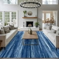 thumbnail image 4 of Navy Blue Area Rug 5x7 Washable Rug Non Slip Vintage Modern Abstract Art Ombre Large Area Rug Soft Stainresistant Indoor Floor Carpet for Living Room Bedroom Home Office Dining Room Nursery, 4 of 8