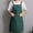Green GN, variant on Xecvkr Waterproof and Oil Resistant Kitchen Apron, PVC Smock with Pocket for Baking and Cooking, Adjustable Neck Tie, Multiple Colors