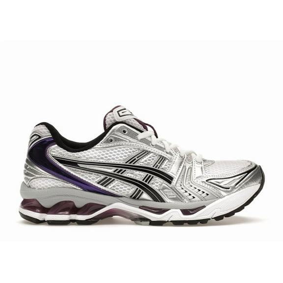 ASICS Women's Gel-Kayano 14 White Dark Grape Running Shoes, from StockX