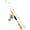 White/Burnt Orange, variant on Ardent Primo Comfort Grip Fishing Rod and Reel Combo, Orange, 5.1:1 Gear Ratio and 4+1 Ball Bearings, 2000 Size Reels, Reduce Hand Fatigue and Irritation, Spinning Pole for Freshwater Fish