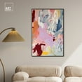 thumbnail image 3 of Flaming Abstract Retro Modern Abstract Canvas Wall Art by Art Remedy, Black Floater Frame, 30"x45", 3 of 7