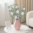 thumbnail image 1 of Peonías artificiales - Peonías de seda realistas para bodas y decoración del hogar, ramo multicolor de 13,4" de altura, arreglos florales de estilo europeo, 1 of 6