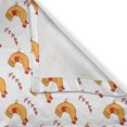 thumbnail image 6 of Ambesonne Hen Valance & Curtain, Doodle Chickens and Branches, 55"x36", Orange Dark Pink, 6 of 7