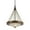 Metal/Wood/Round/Metal/Wood/Glass, variant on Cal Lighting - Monticello-Three Light Pendant-32 Inches High     -Traditional