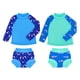 thumbnail image 1 of BIG ELEPHANT Paquete de 2 Trajes de Baño Unisex de Manga Larga con Protección Solar UPF 50+ y Pañales de Natación Incorporados para Bebés y Niños Pequeños, Tallas XS-XXL, 1 of 6