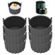 thumbnail image 5 of 6Pcs Silicone Air Fryer Egg Mould 2.8in Reusable Air Fryer Egg Poacher Non Stick Cupcake Muffin Cups for Microwave Oven, 5 of 5