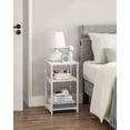 thumbnail image 3 of Mesa auxiliar VASAGLE ULET273W14 blanca para sala de estar, dormitorio, 3 of 9