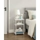 thumbnail image 3 of Mesa auxiliar VASAGLE ULET273W14 blanca para sala de estar, dormitorio, 3 of 9