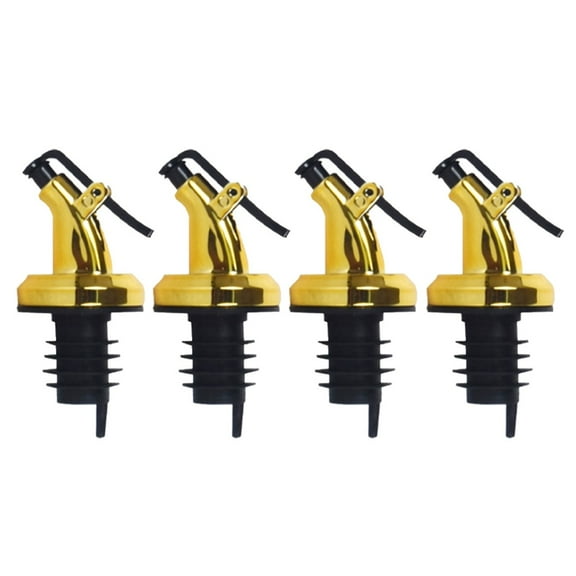 Ikeay Bottle Stoppers, Seasoning Bottle Stopper Press Type Oil Bottle Stopper Kitchen Oil Pourer Plastic Oil Bottle Mouth Seasoning Bottle Oil Vinegar Bottle Stopper, Sealing Equipment