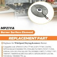 thumbnail image 6 of MP15YA 6" and MP21YA 8" Electric Stove Burner Element, Replacement for Whirlpool & Hardwick & Kenmore & Maytag & Norge Electric Range Stove Fit MP22YA Range Stove Burner, 6 of 8